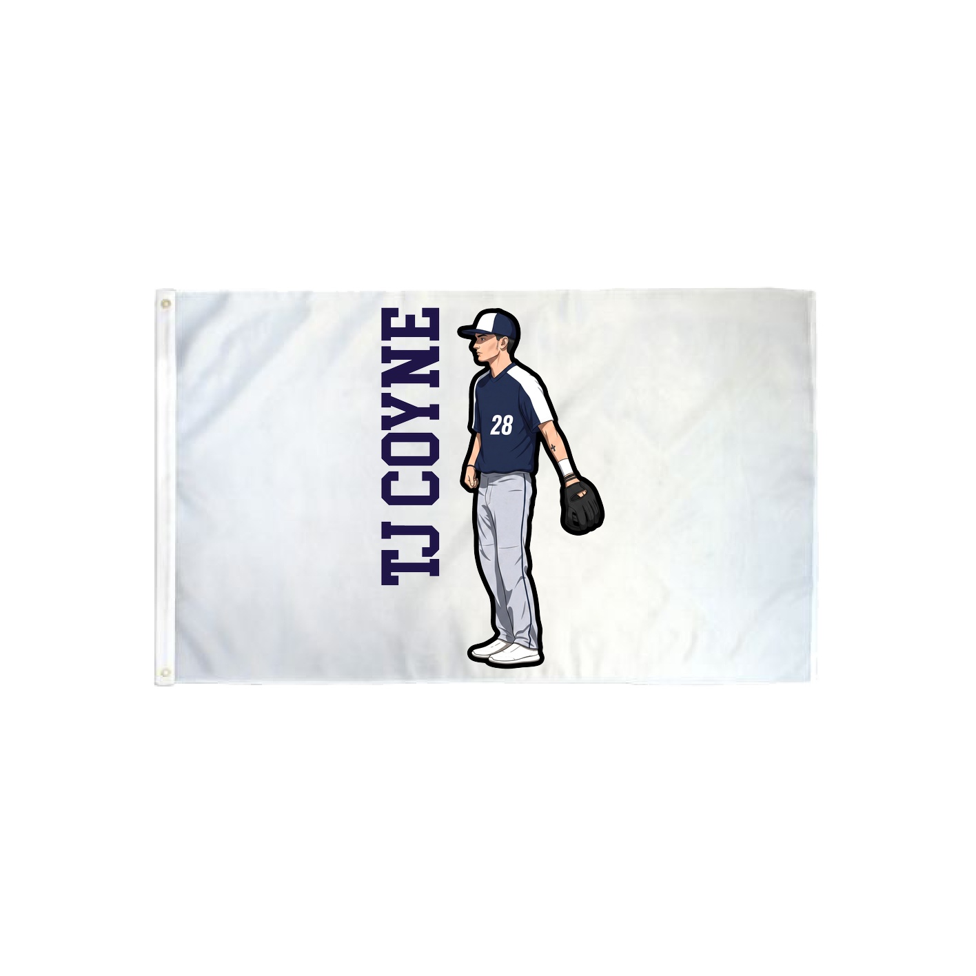 3x5 Flag — Name Vertical in Classic