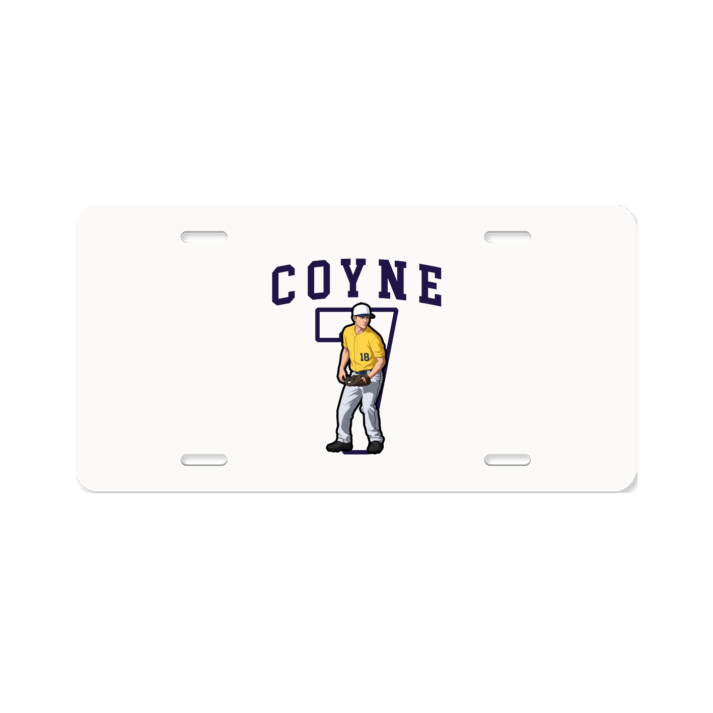 Aluminum License Plate