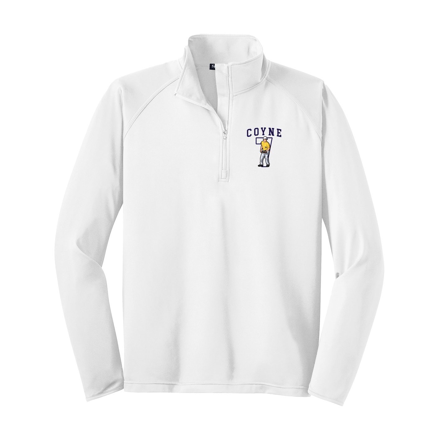 Q-Zip Pullover — Shirsey in White