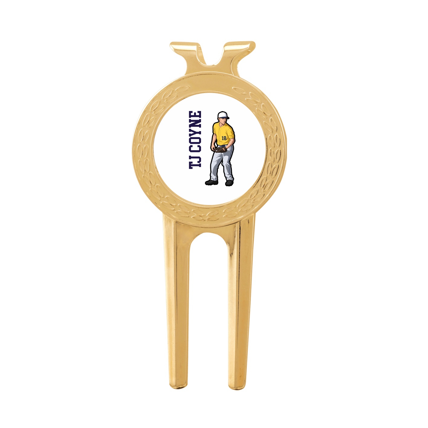 Divot Tool with Ball Marker — Name Vertical in Classic