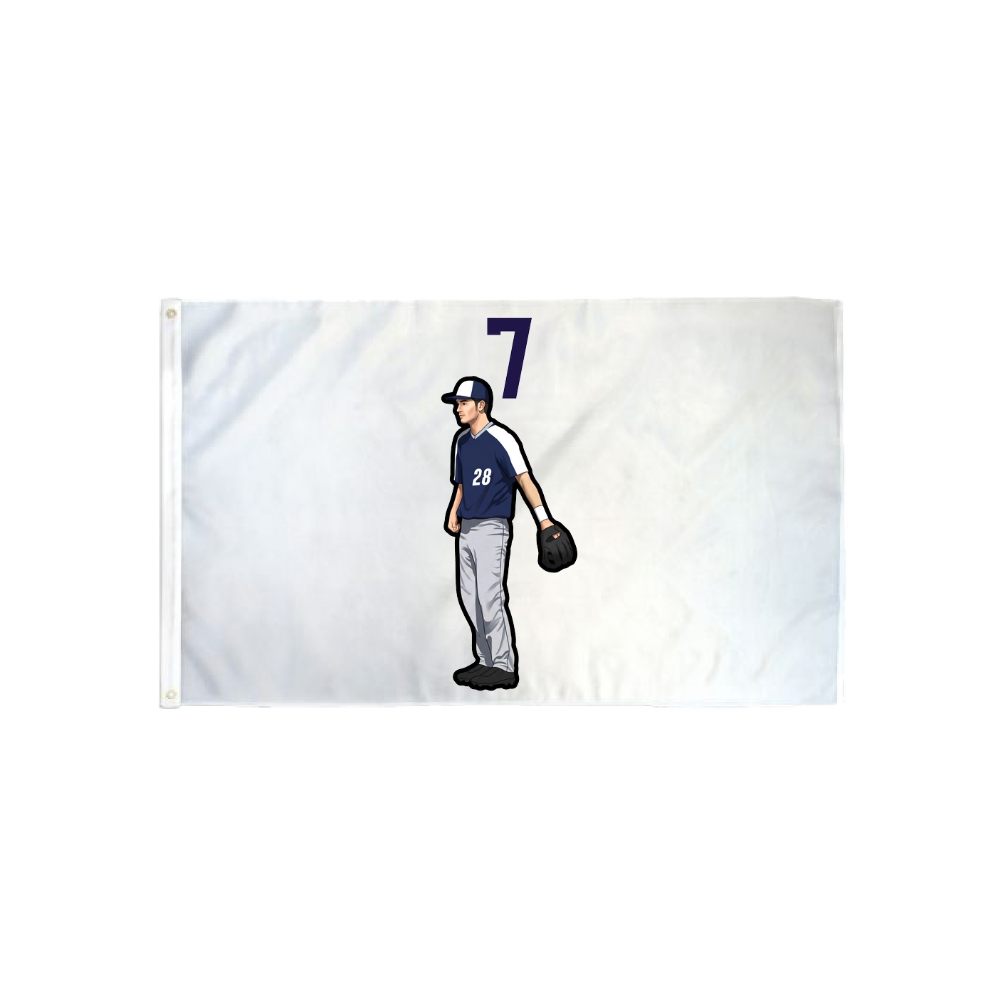 3x5 Flag — Number Top in Classic
