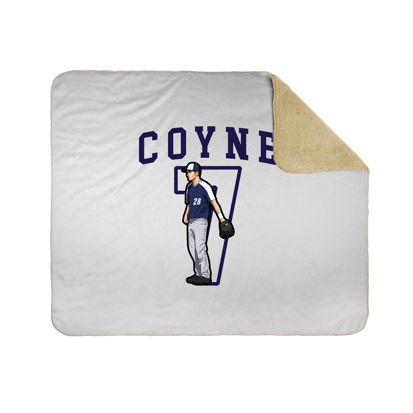 Throw Blanket — Shirsey in White
