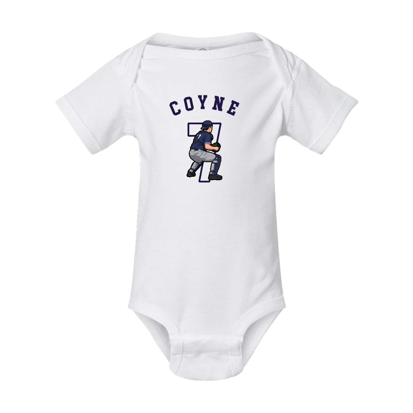 Baby Onesie — Shirsey Arch in White
