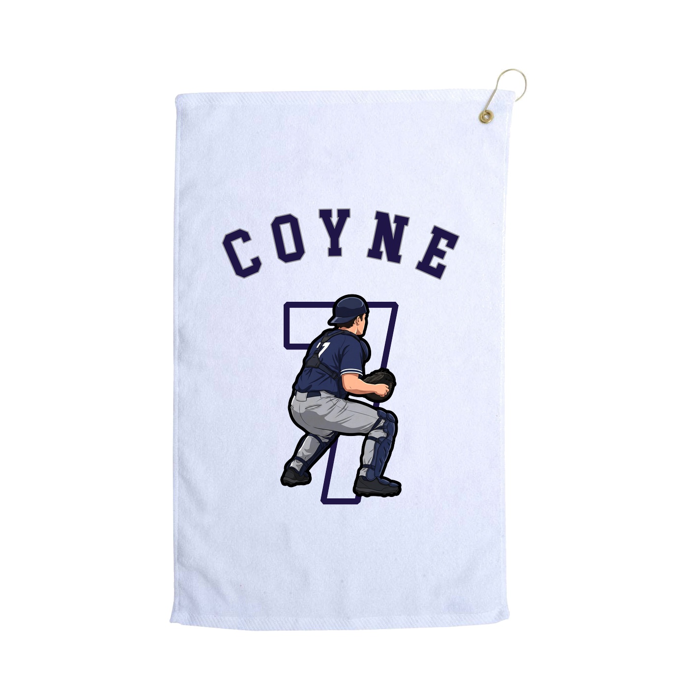 Golf Towel — Shirsey Arch in White