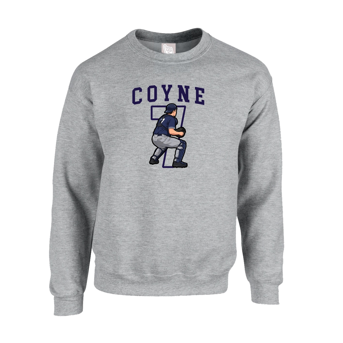 Fleece Crew — Shirsey in Grey