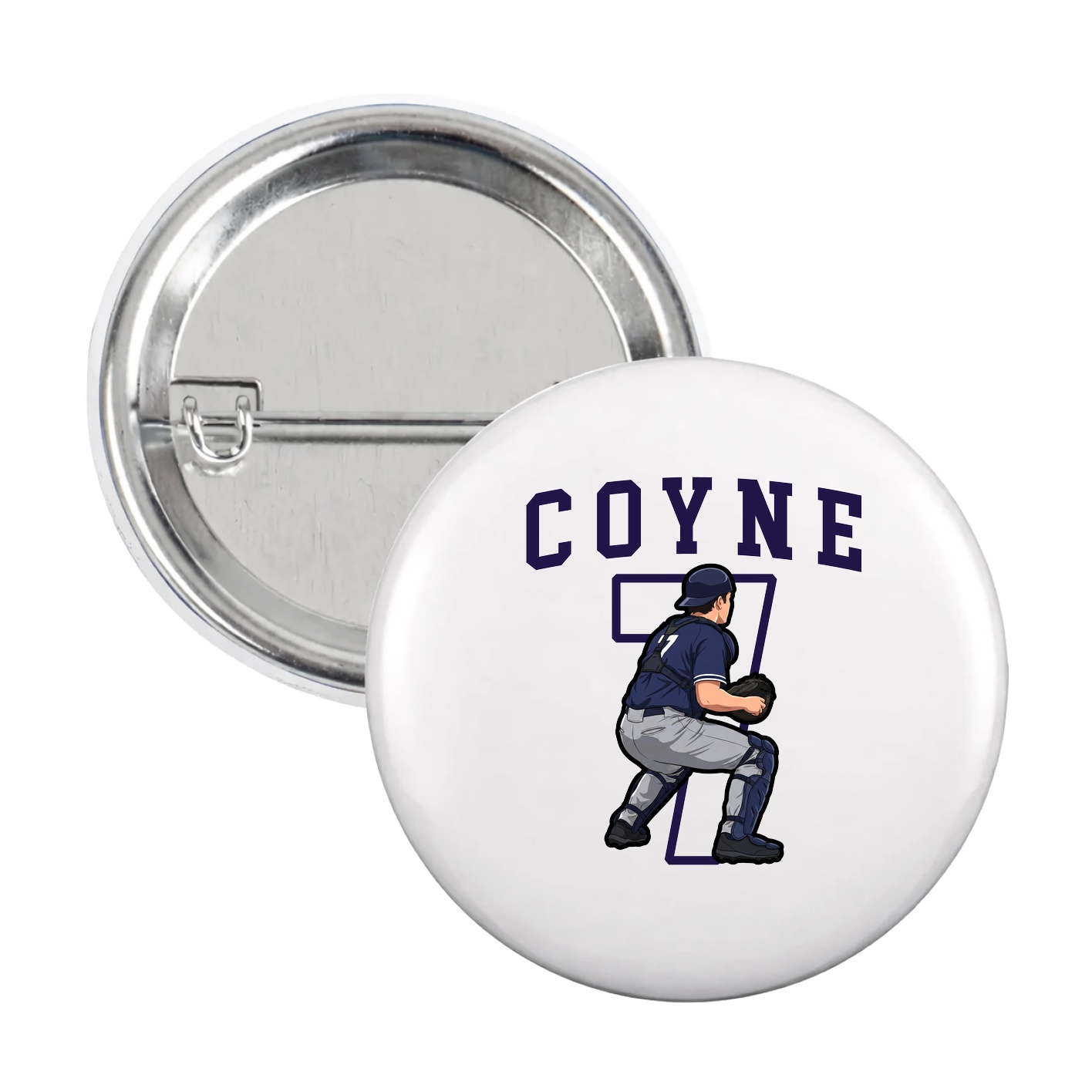 Game Day Button — Shirsey in White