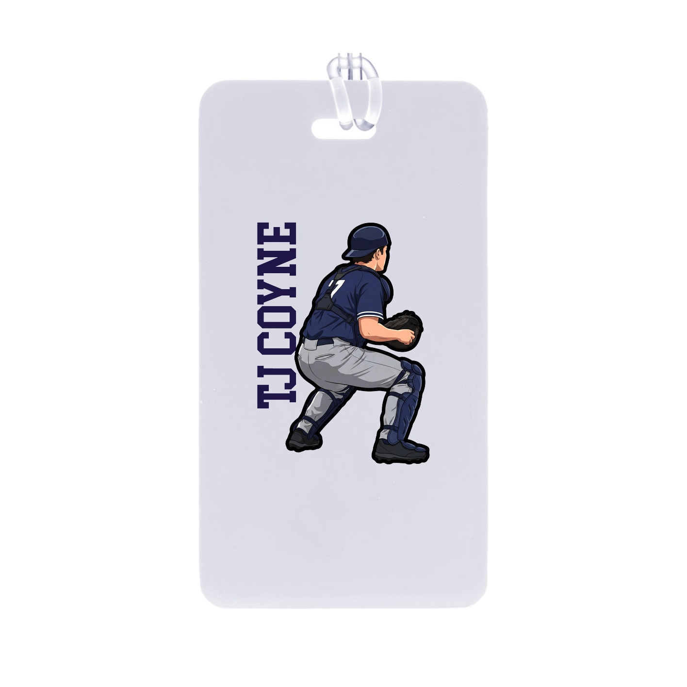Bag Tag — Name Vertical in Classic
