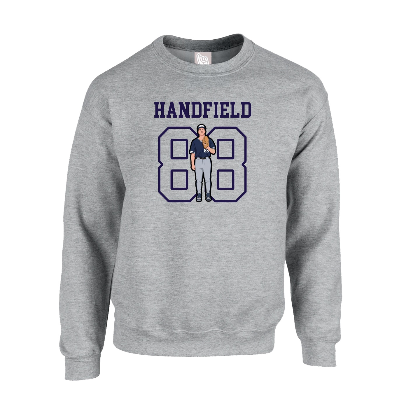 Fleece Crew — Shirsey in Grey