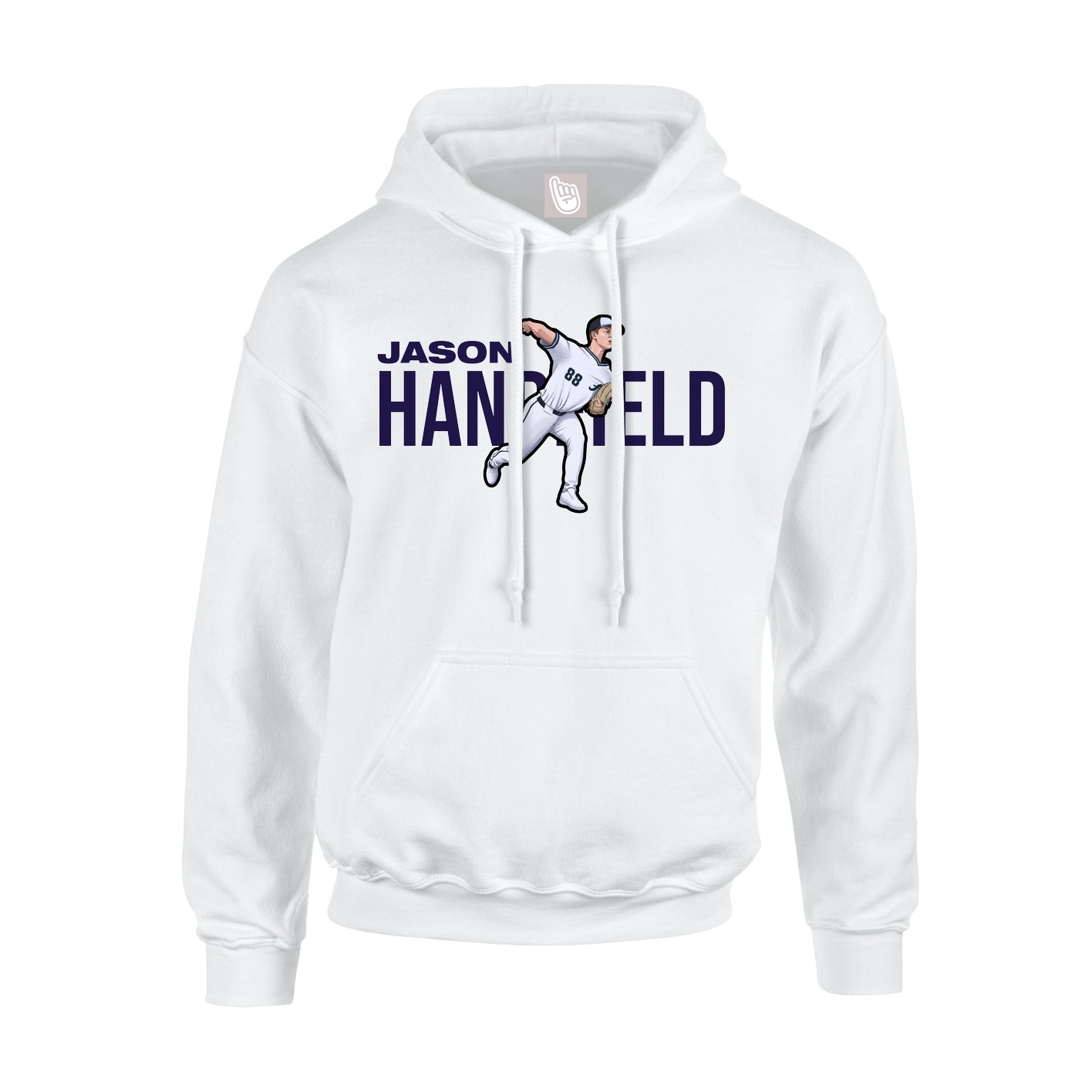 Hoodie — Player Name in White
