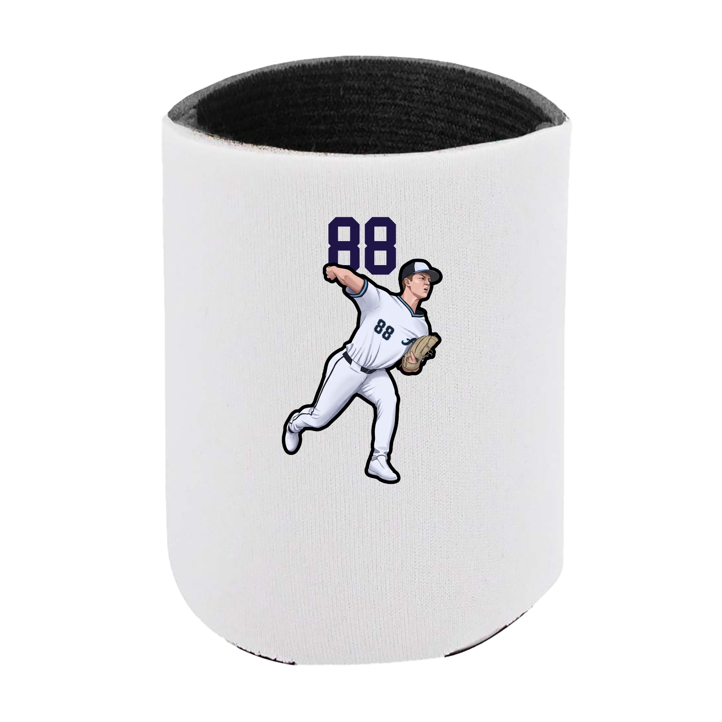 Can Holder — Number Top in White