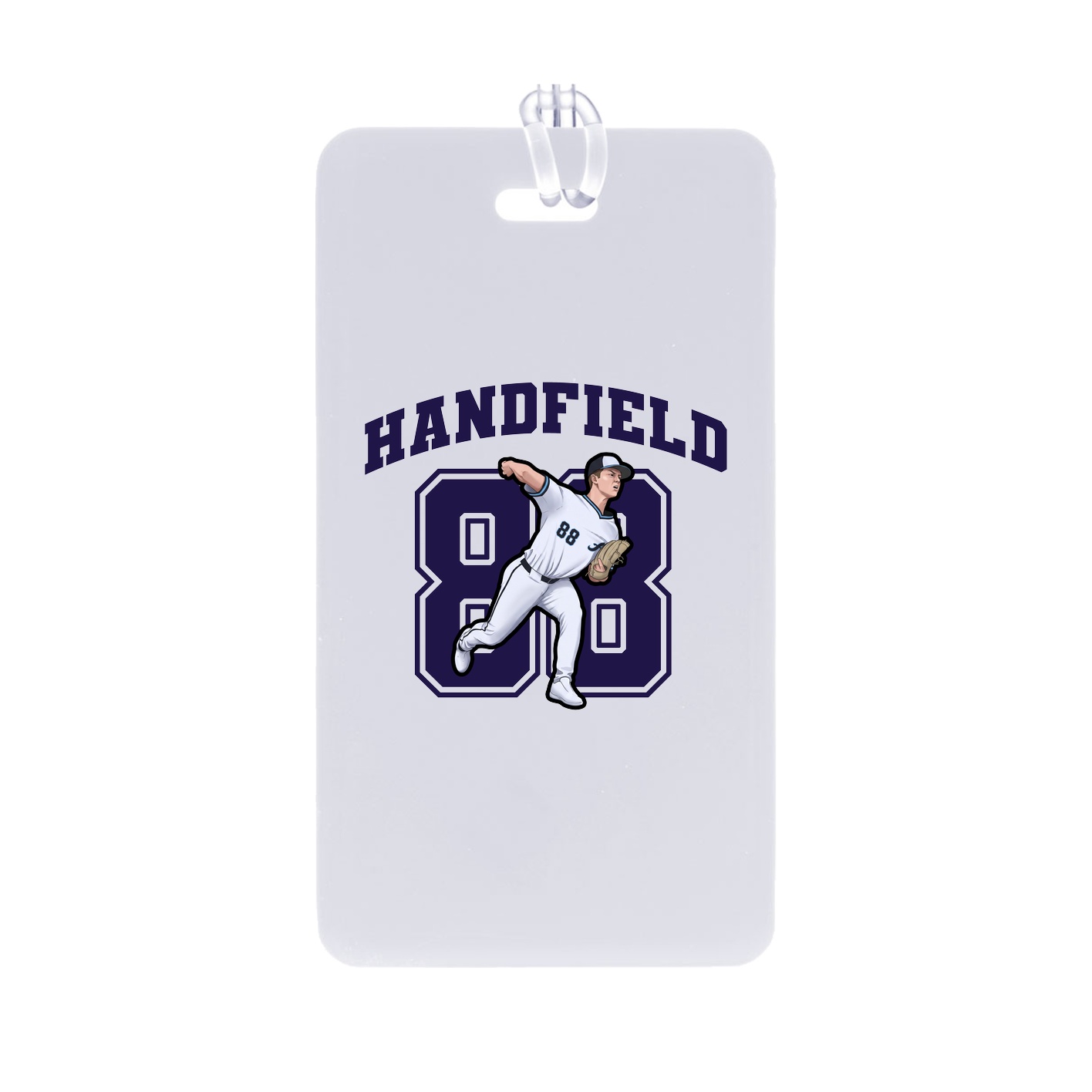 Bag Tag — Number in Classic