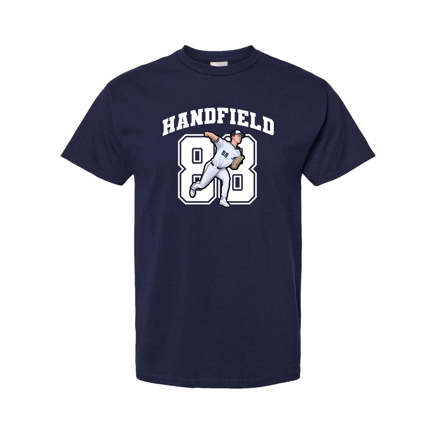 Tee — Number in Navy