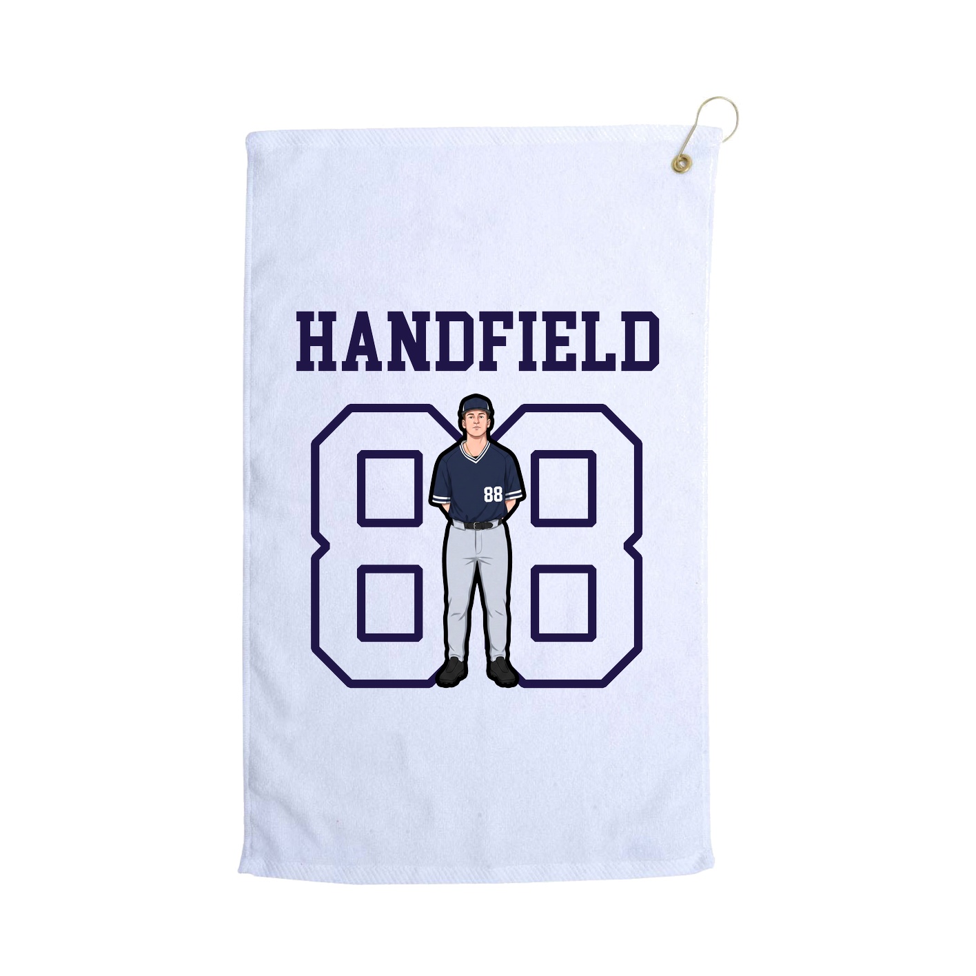 Golf Towel — Shirsey in White