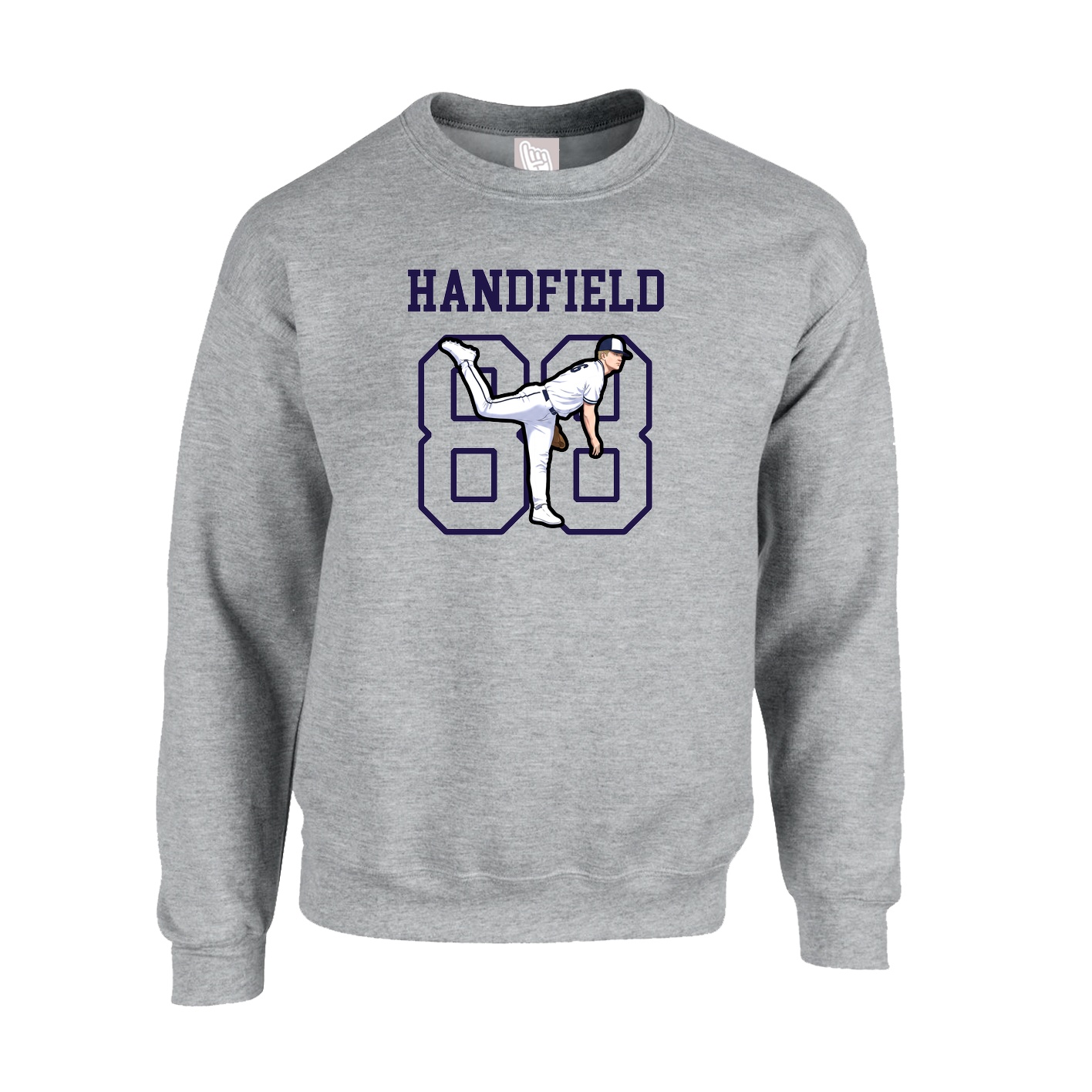 Fleece Crew — Shirsey in Grey