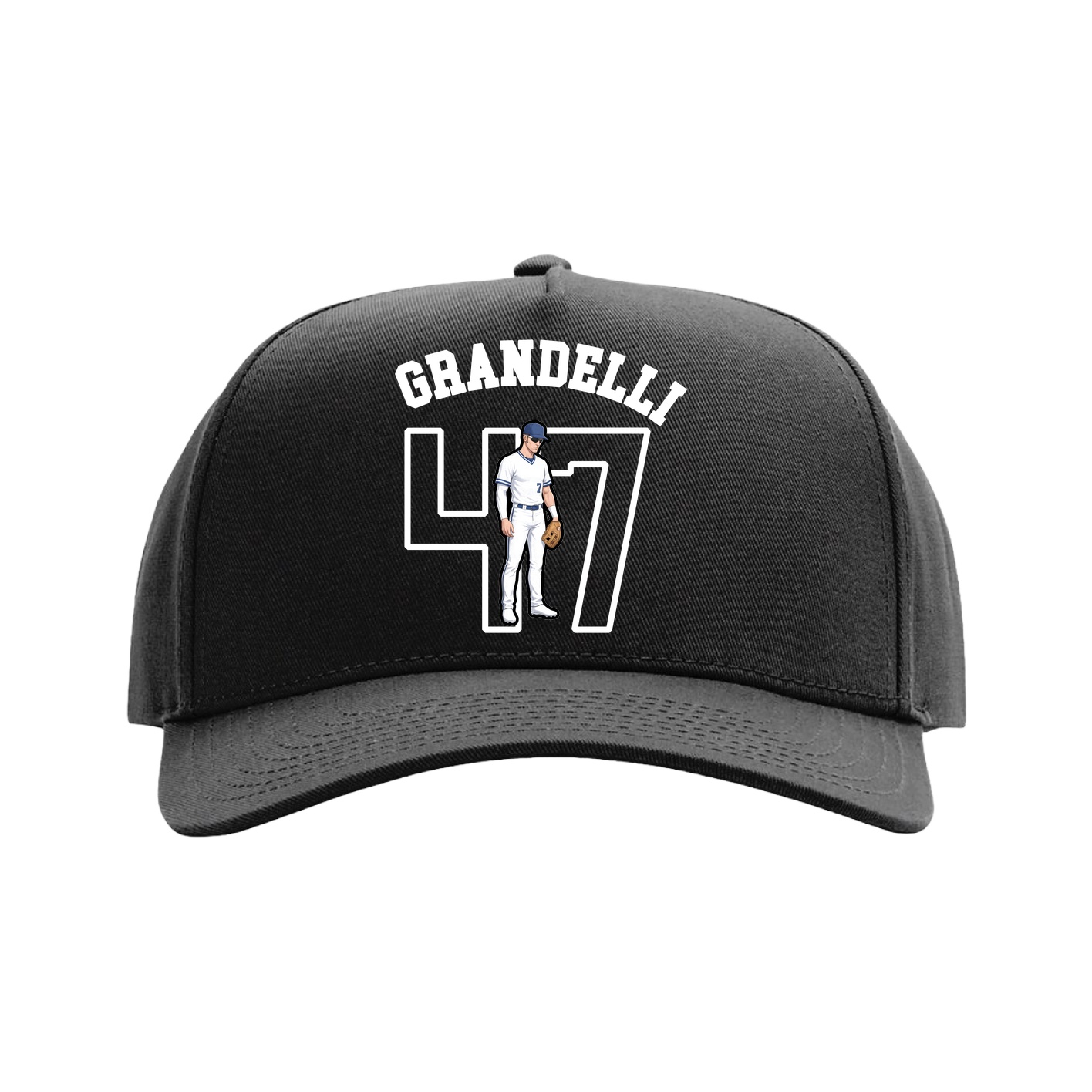 Full Fabric Five-Panel Champ Cap