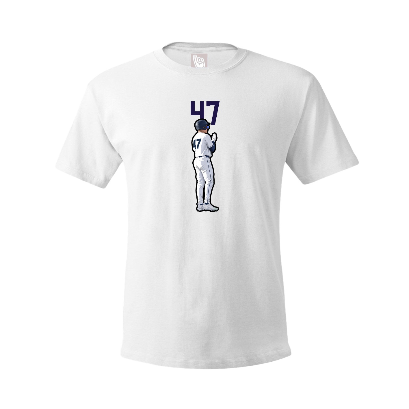 Tee — Number Top in White