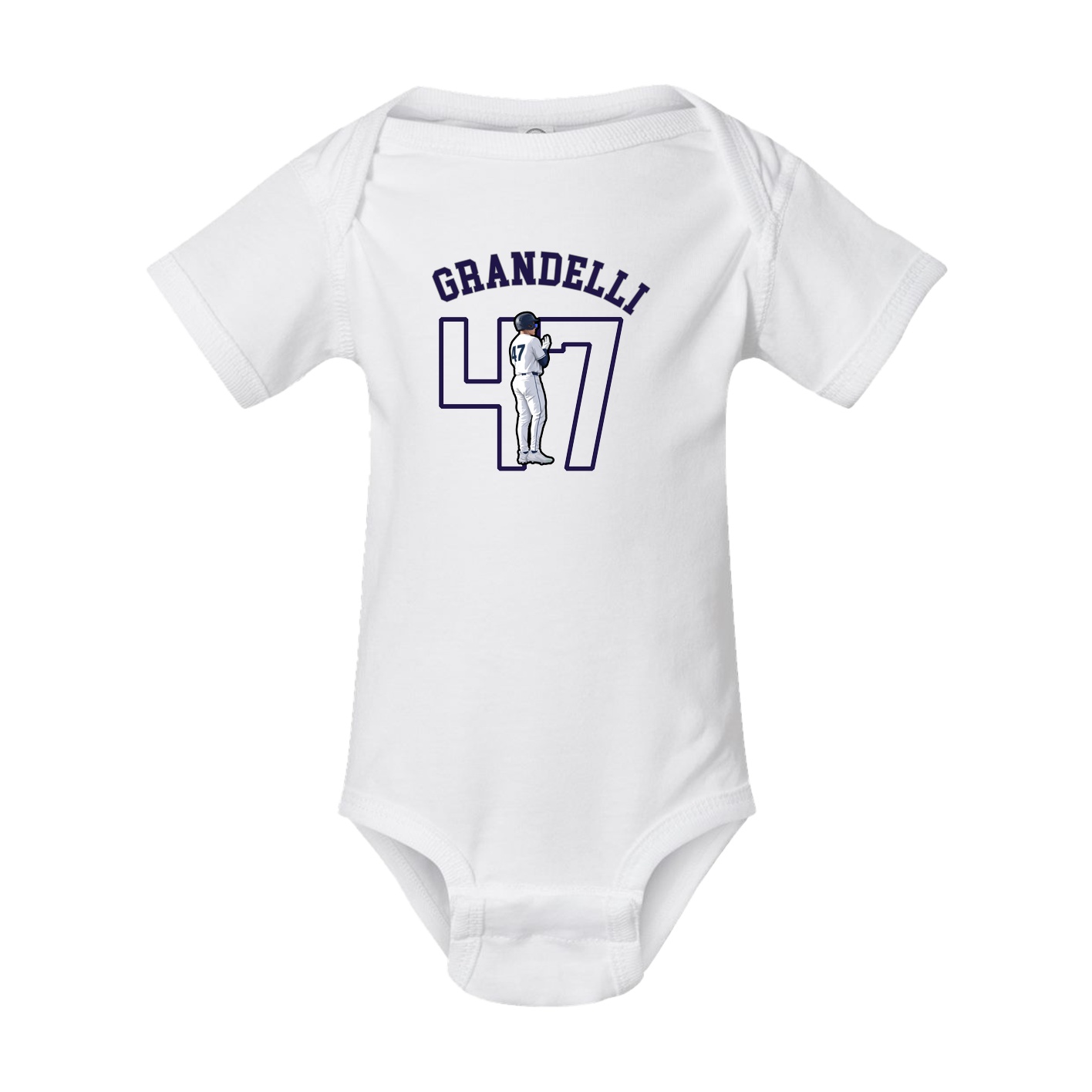 Baby Onesie — Shirsey Arch in White