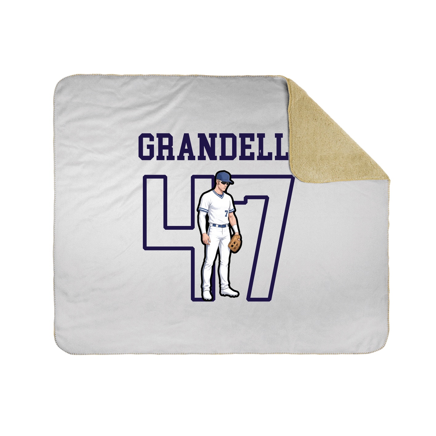 Throw Blanket — Shirsey in White