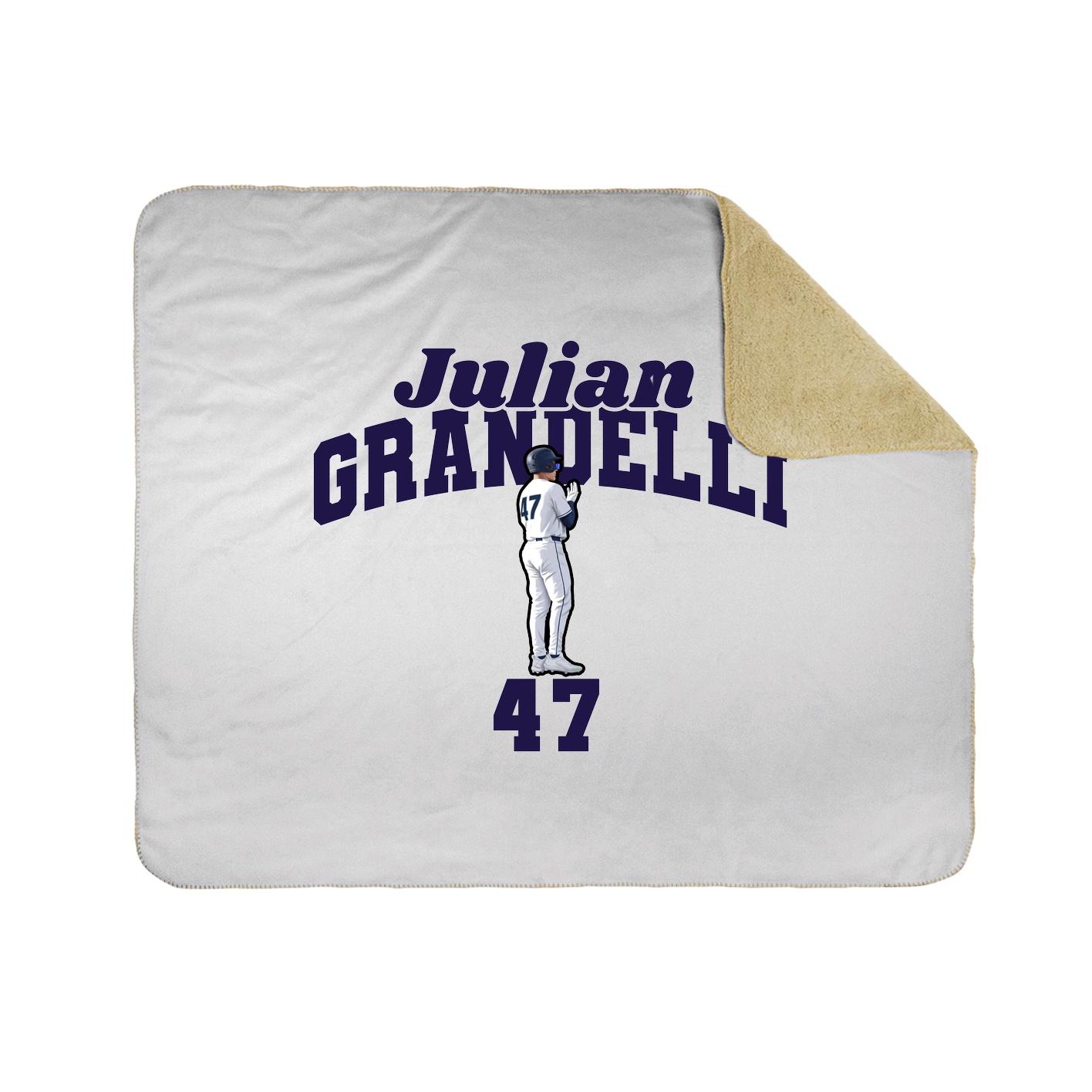 Throw Blanket — Signature Arch in White