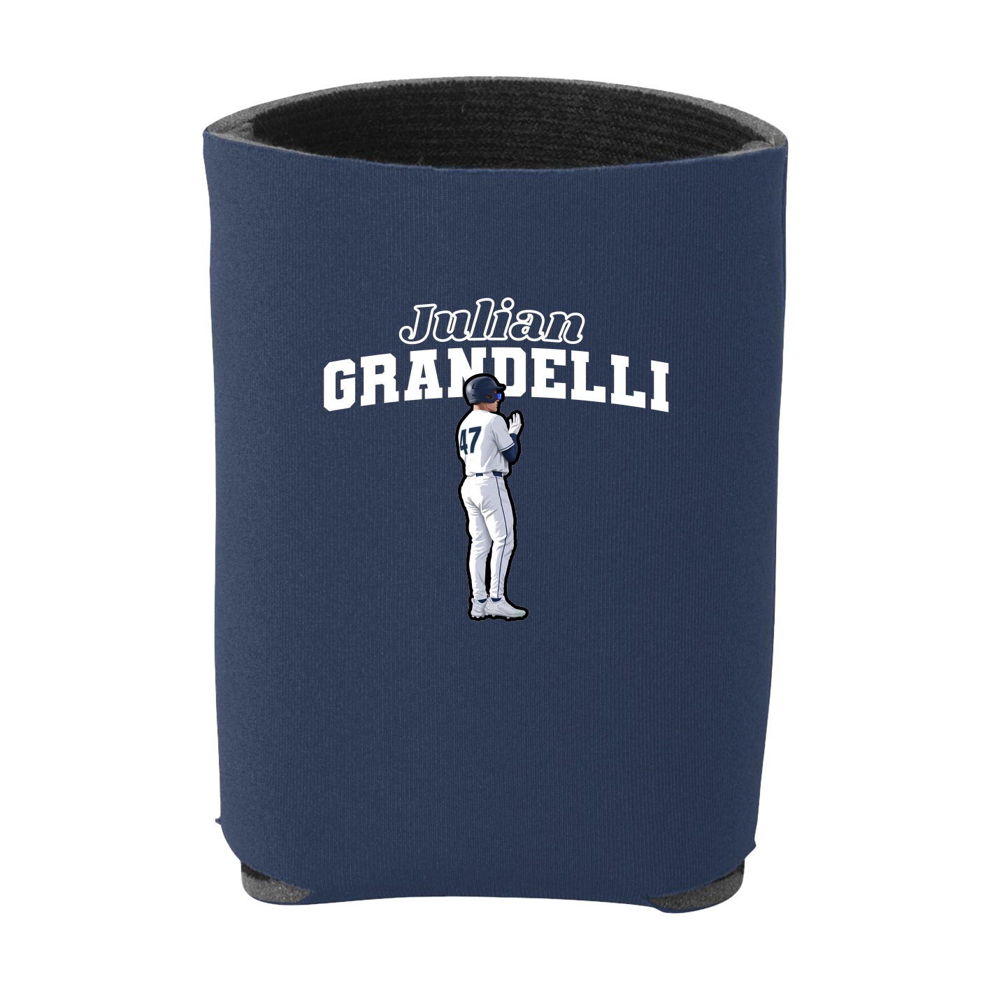 Can Holder — Name Arch in Navy