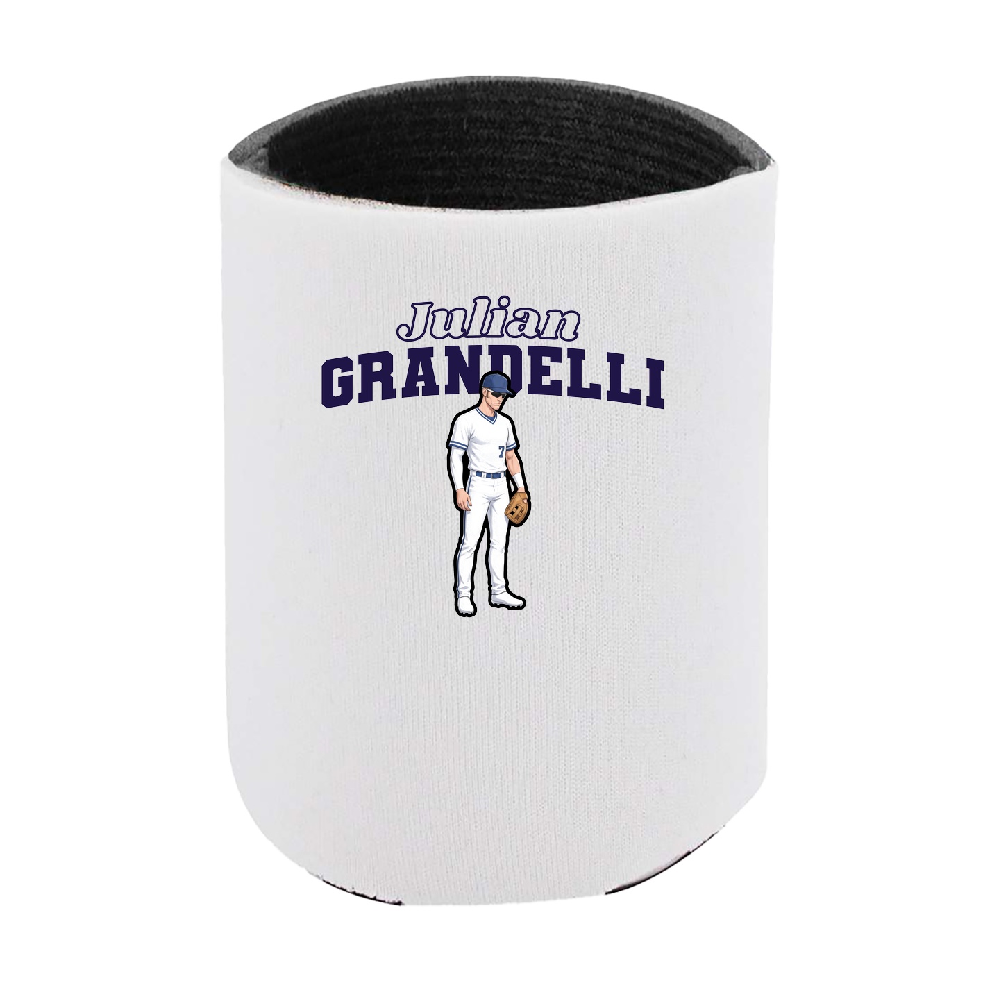 Can Holder — Name Arch in White