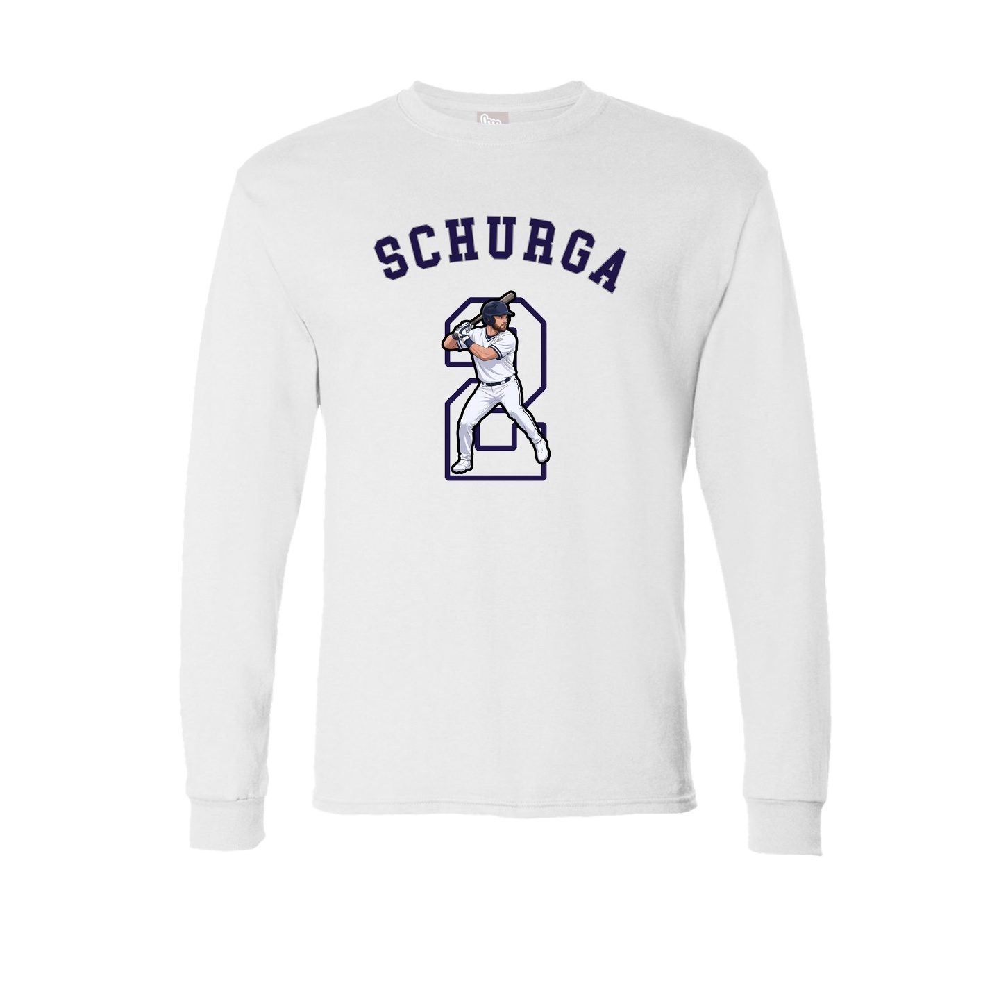 Long Sleeve Tee — Shirsey Arch in White