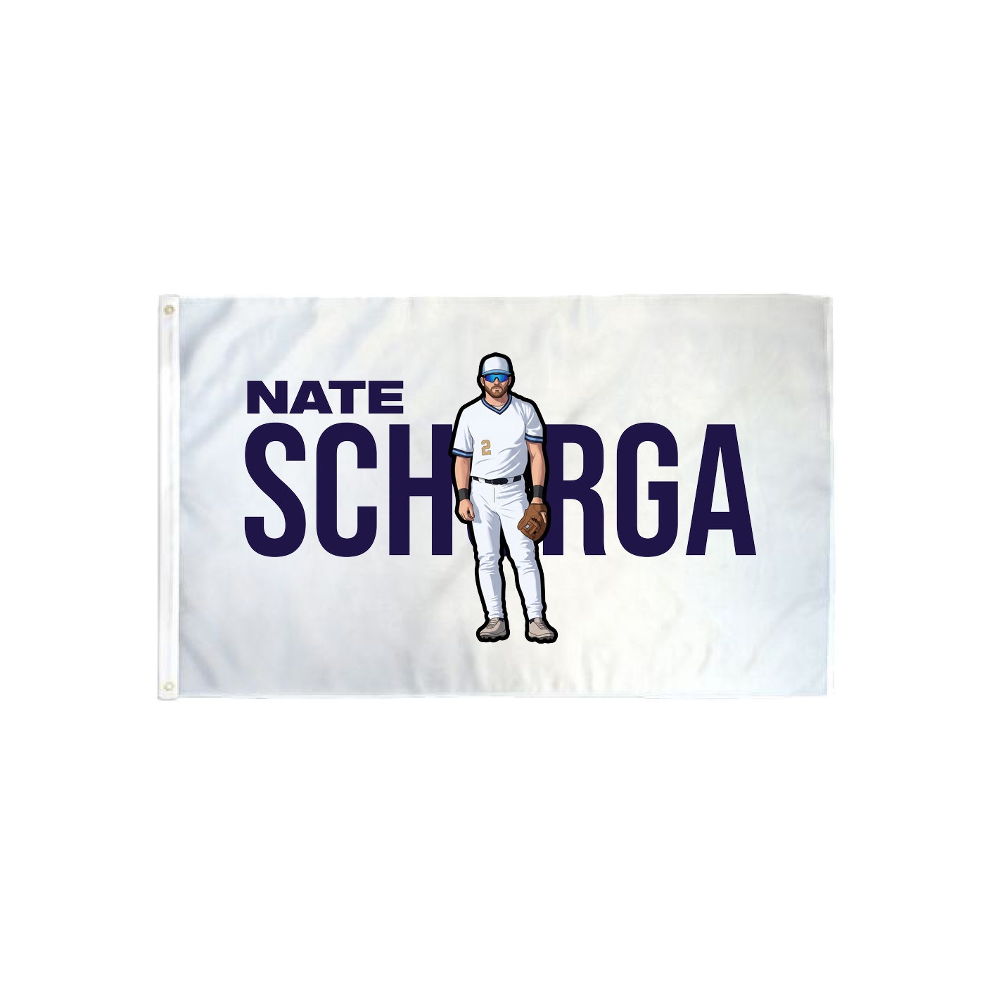 3x5 Flag — Player Name in Classic