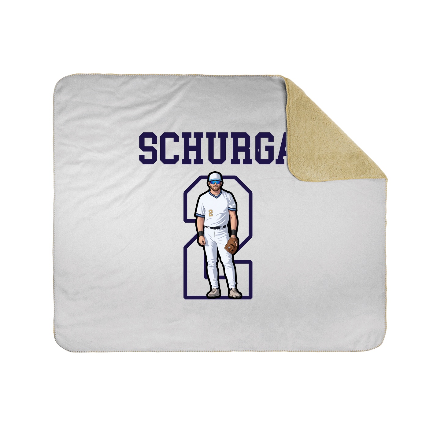 Throw Blanket — Shirsey in White
