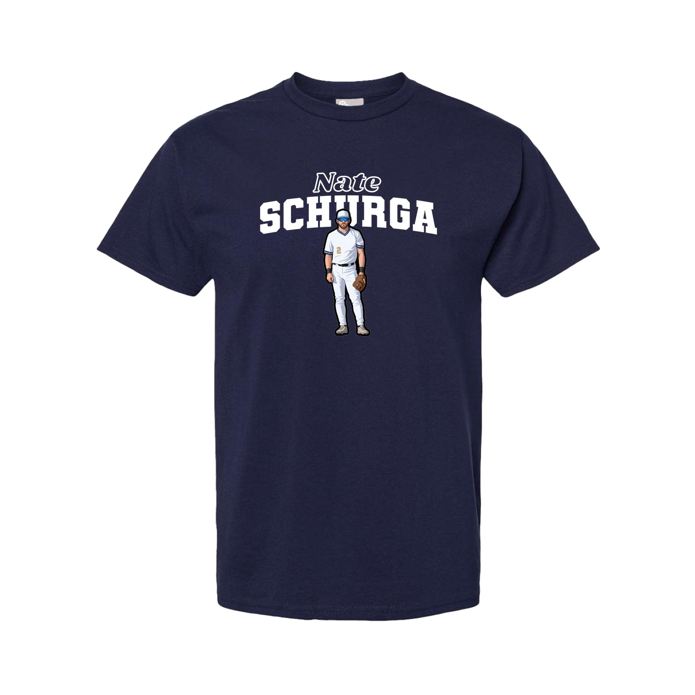 Youth Tee — Name Arch in Navy