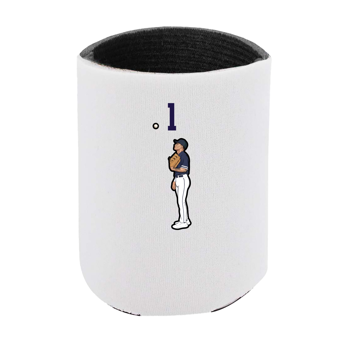 Can Holder — Number Top in White