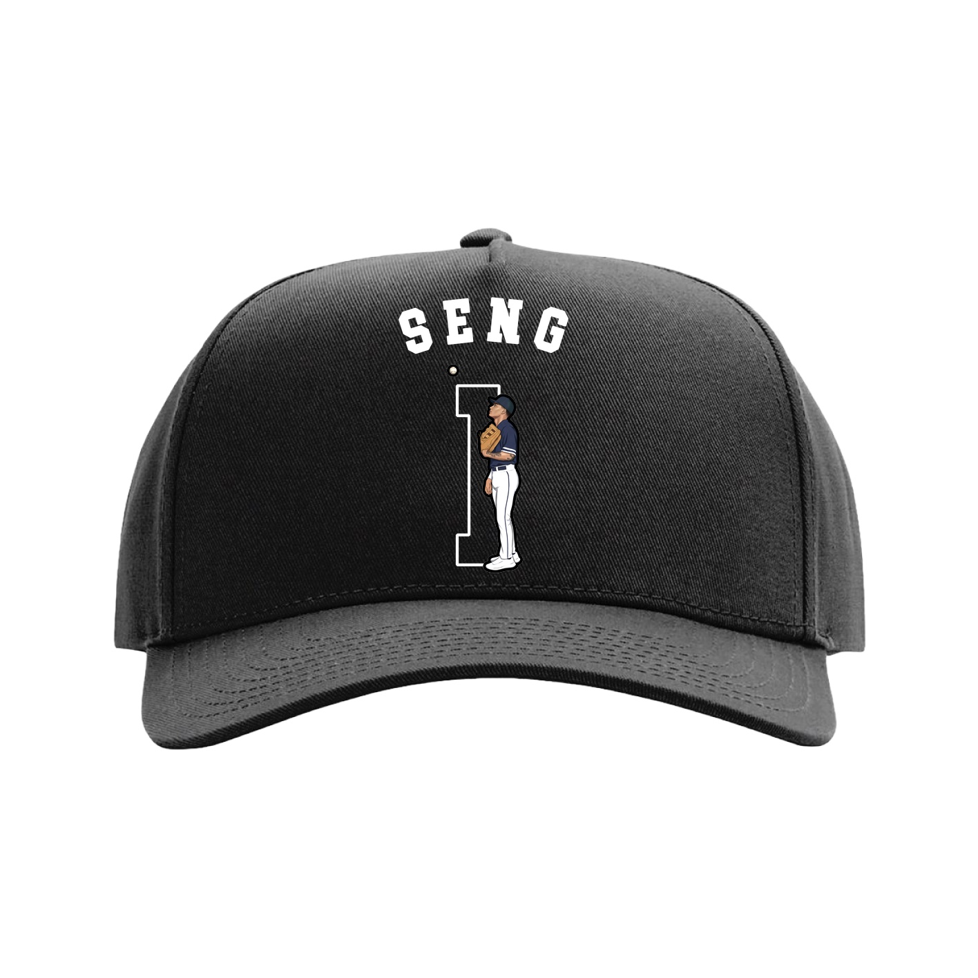 Full Fabric Five-Panel Champ Cap