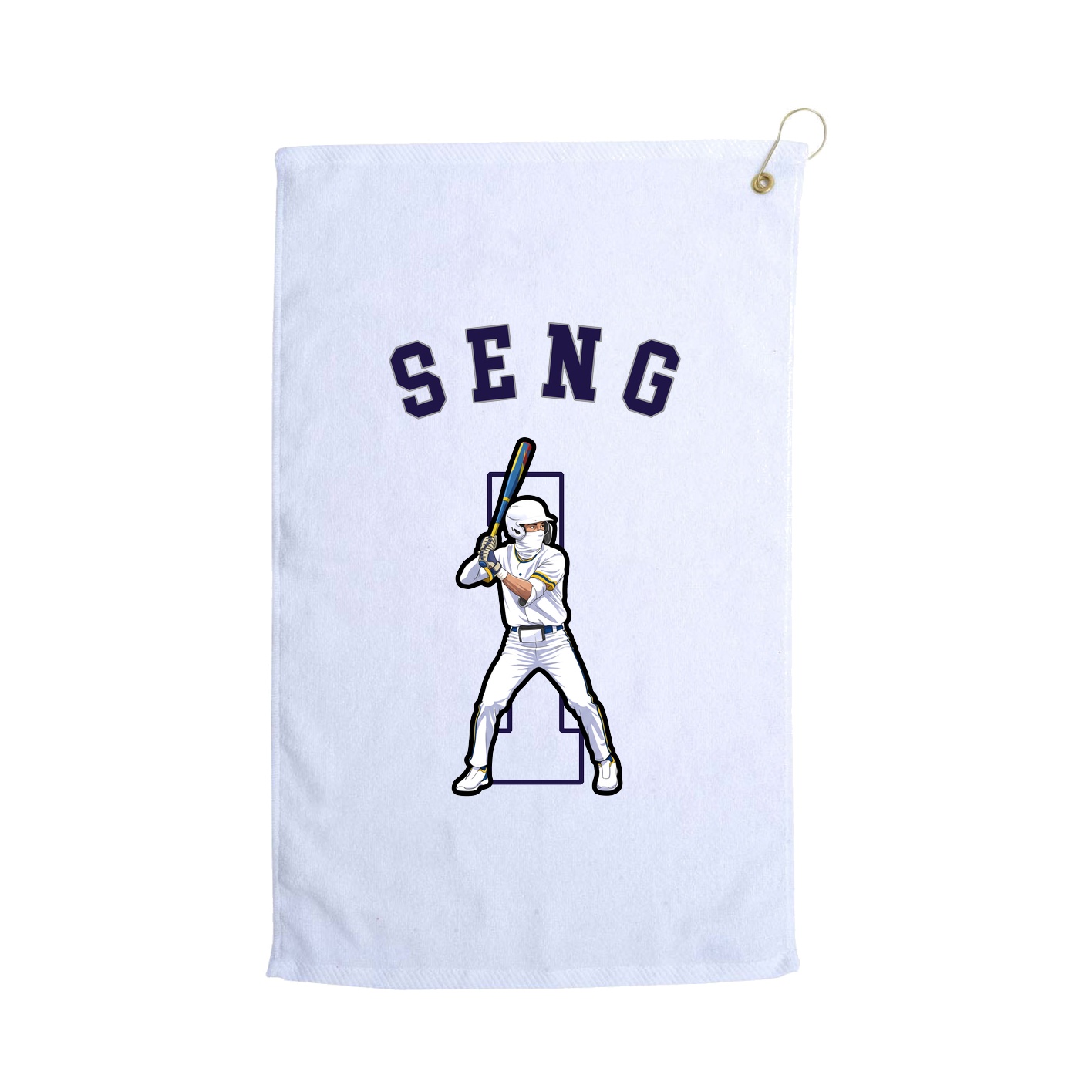 Golf Towel — Shirsey Arch in White