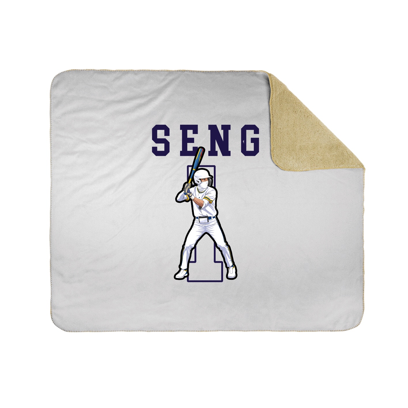 Throw Blanket — Shirsey in White