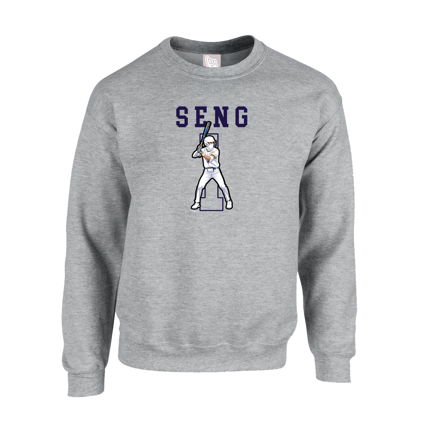 Fleece Crew — Shirsey in Grey