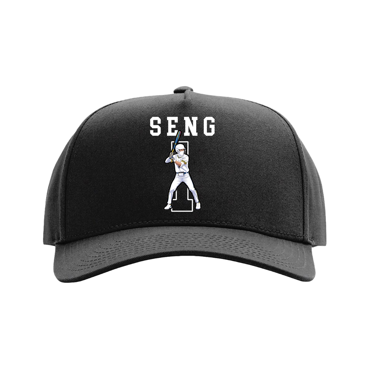 Full Fabric Five-Panel Champ Cap