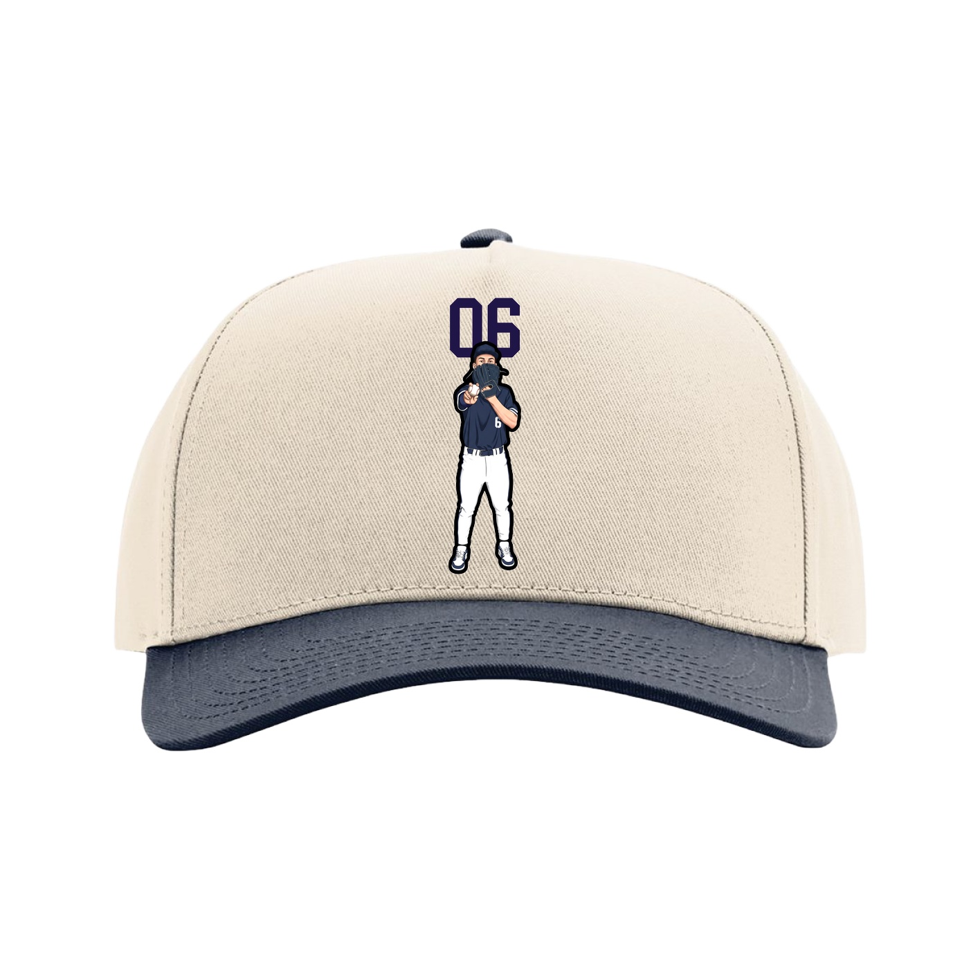 Full Fabric Five-Panel Champ Cap