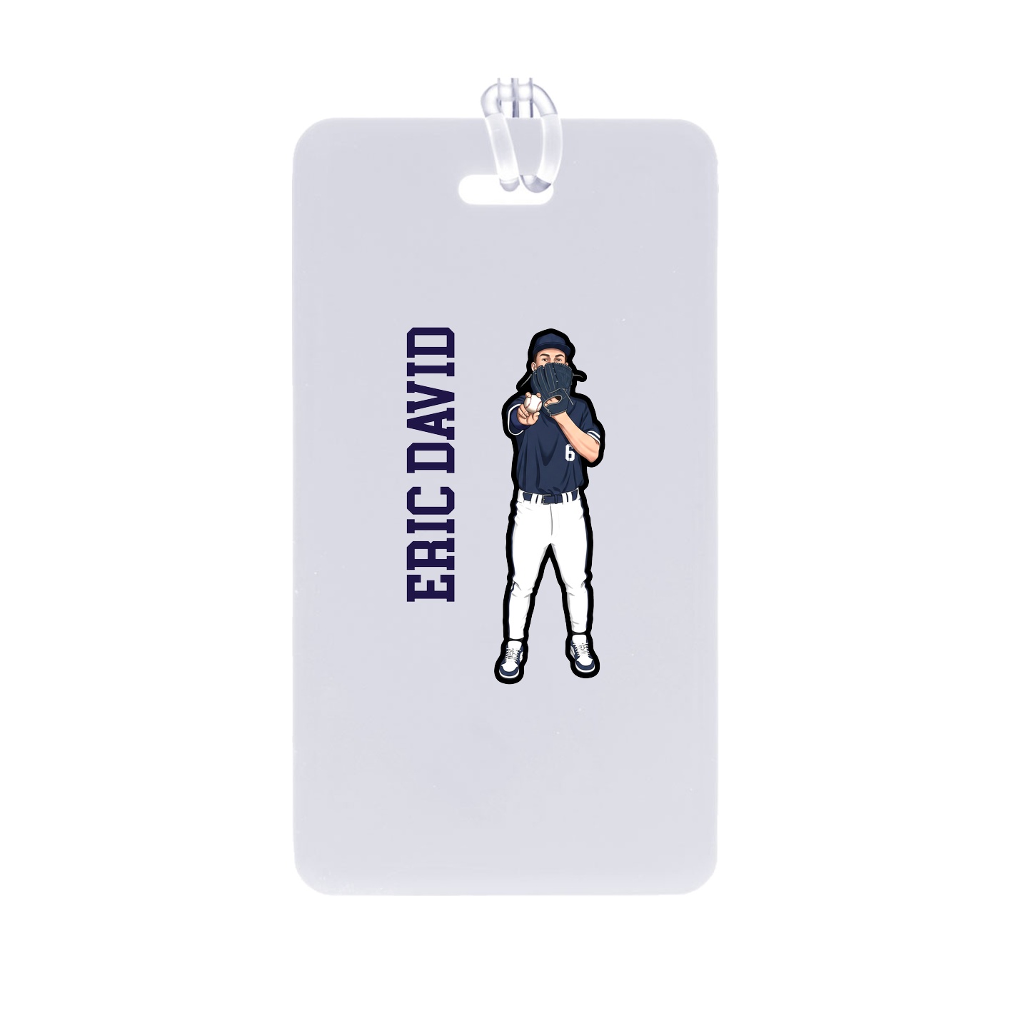 Bag Tag — Name Vertical in Classic
