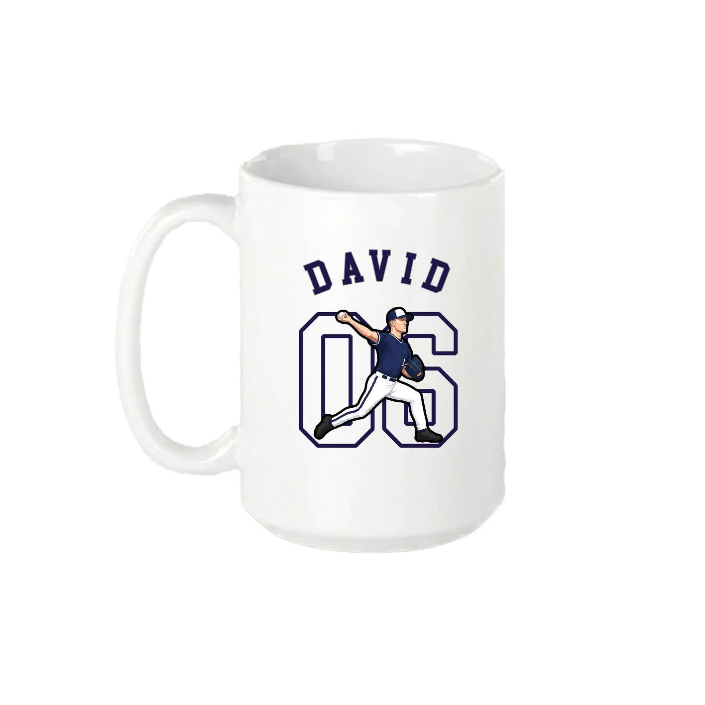 15oz Coffee Mug — Shirsey Arch in White
