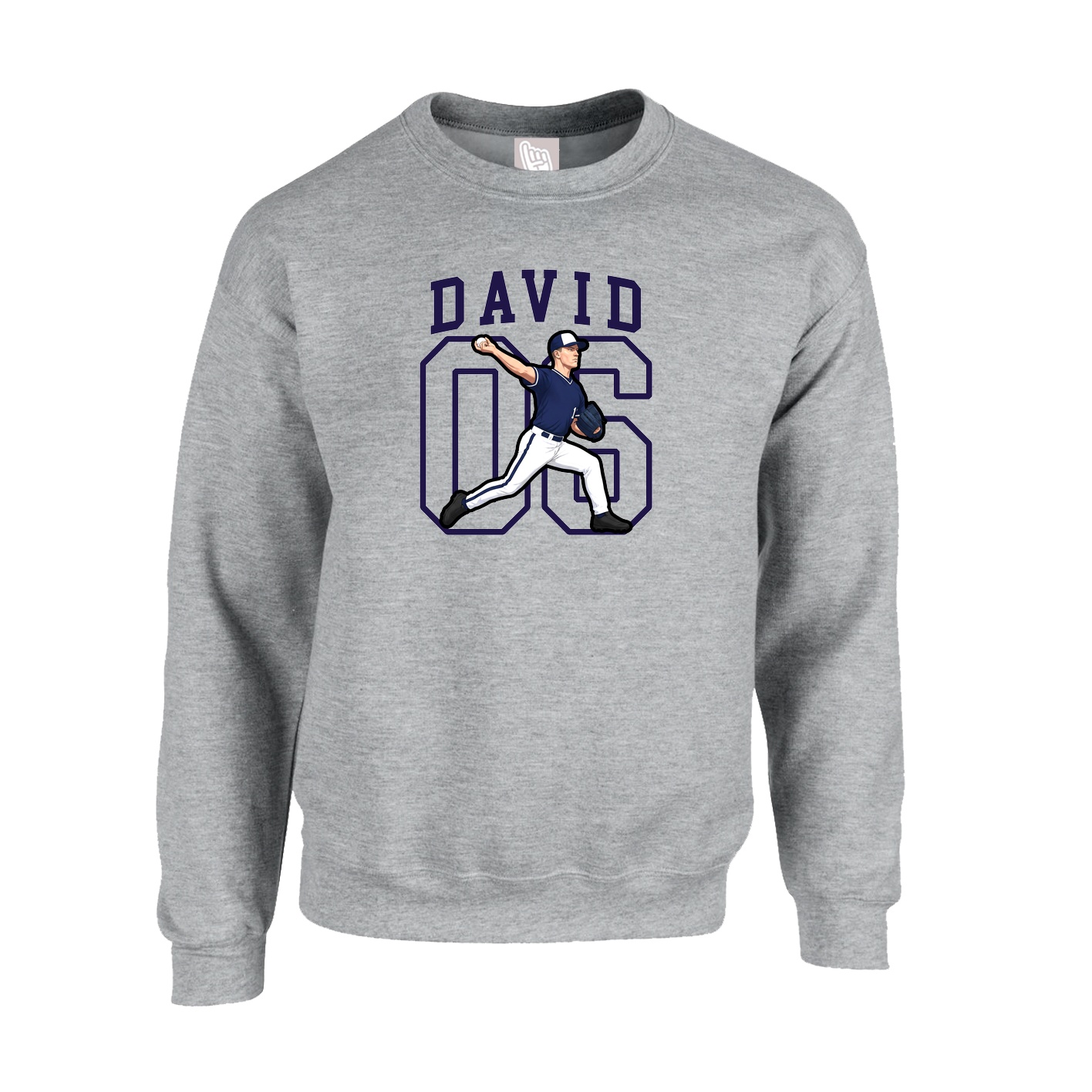 Fleece Crew — Shirsey in Grey