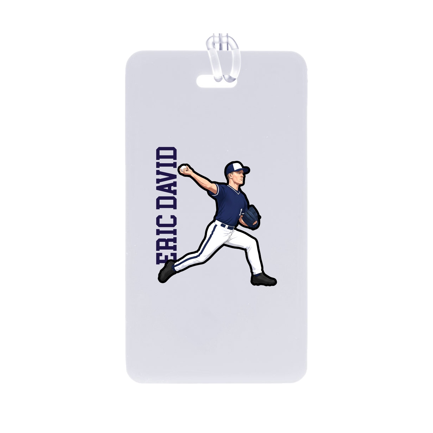 Bag Tag — Name Vertical in Classic