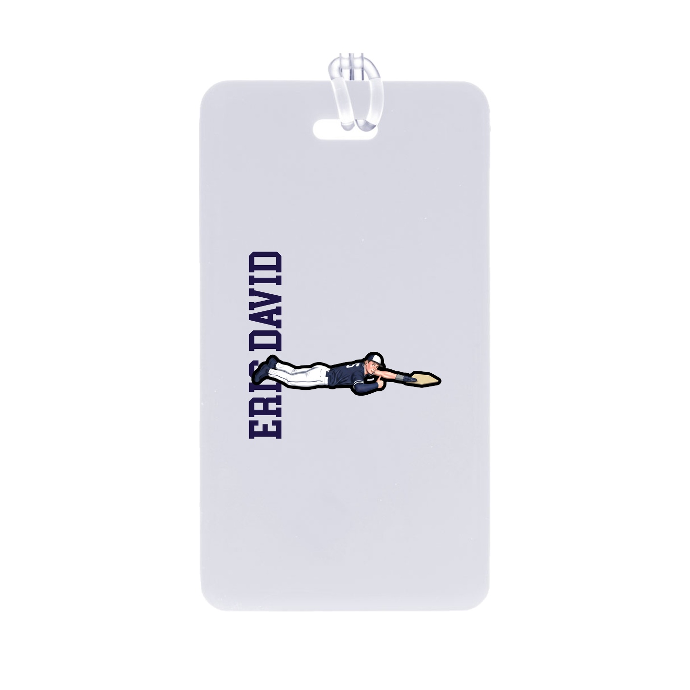 Bag Tag — Name Vertical in Classic