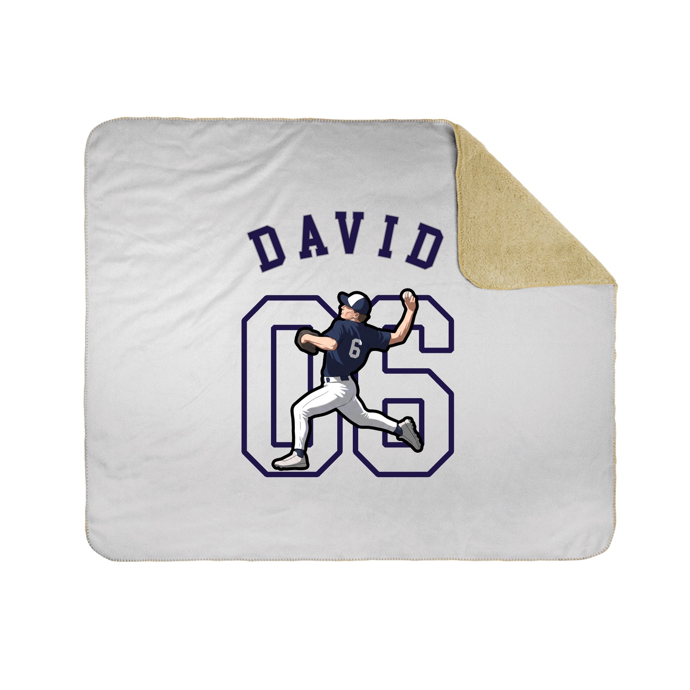 Throw Blanket — Shirsey Arch in White