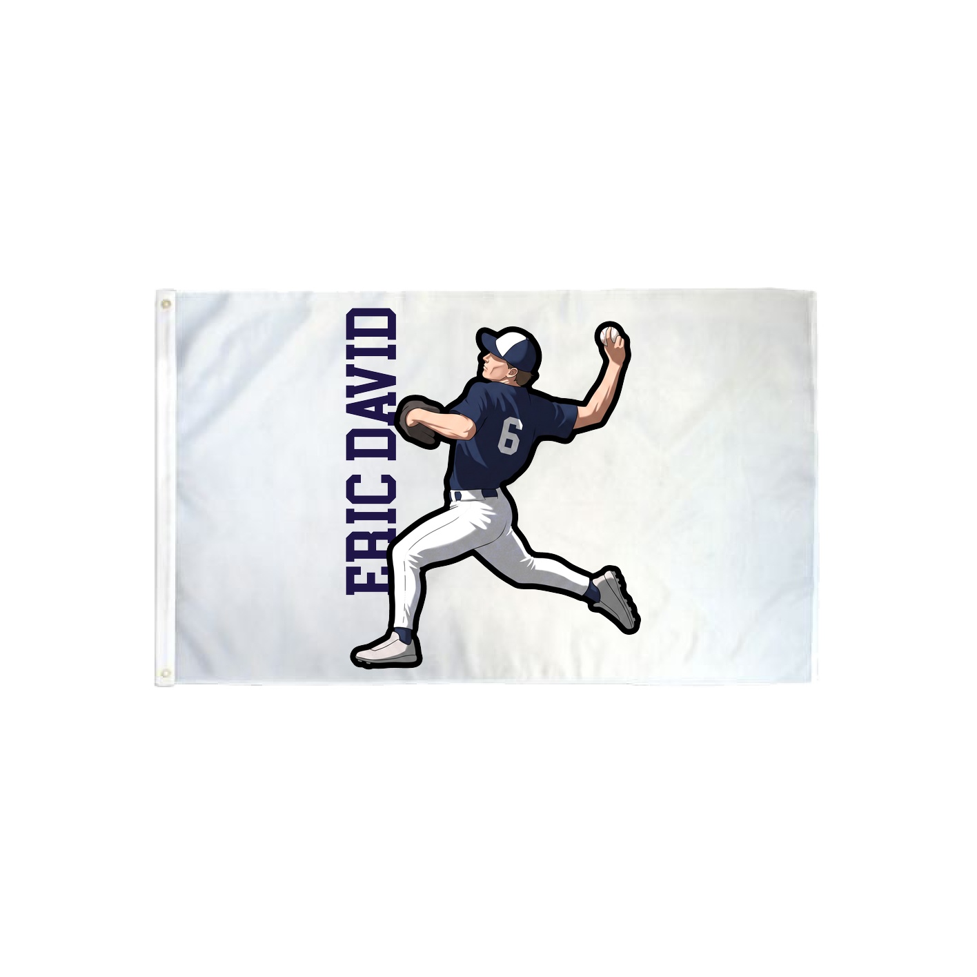 3x5 Flag — Name Vertical in Classic