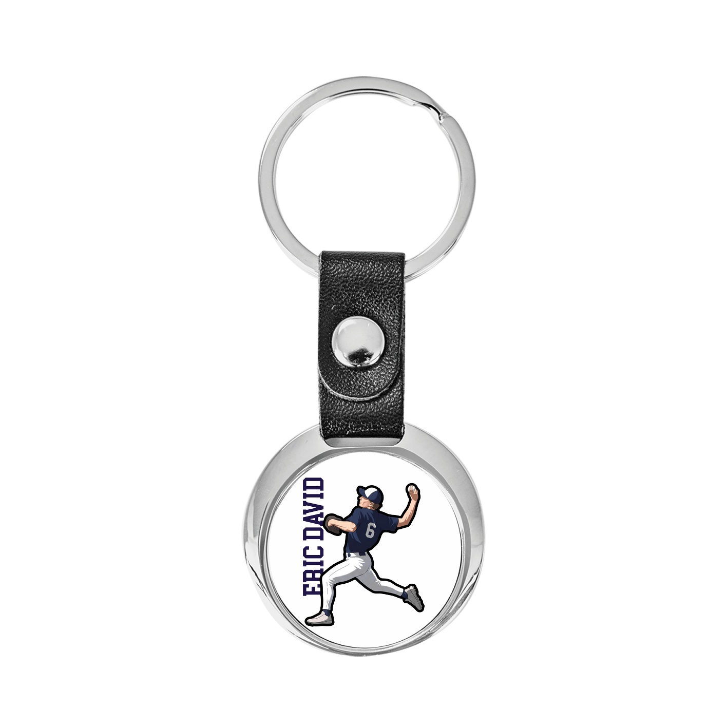 Key Chain — Name Vertical in Classic