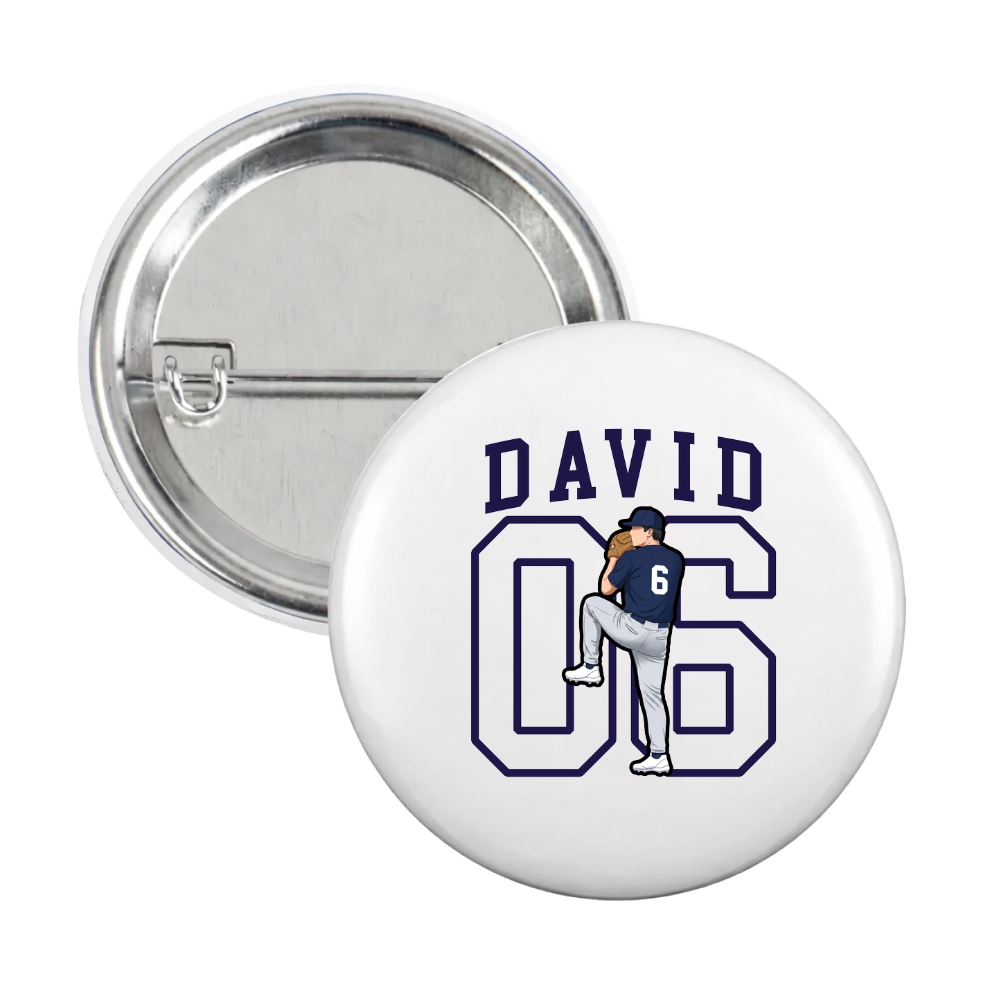 Game Day Button — Shirsey in White