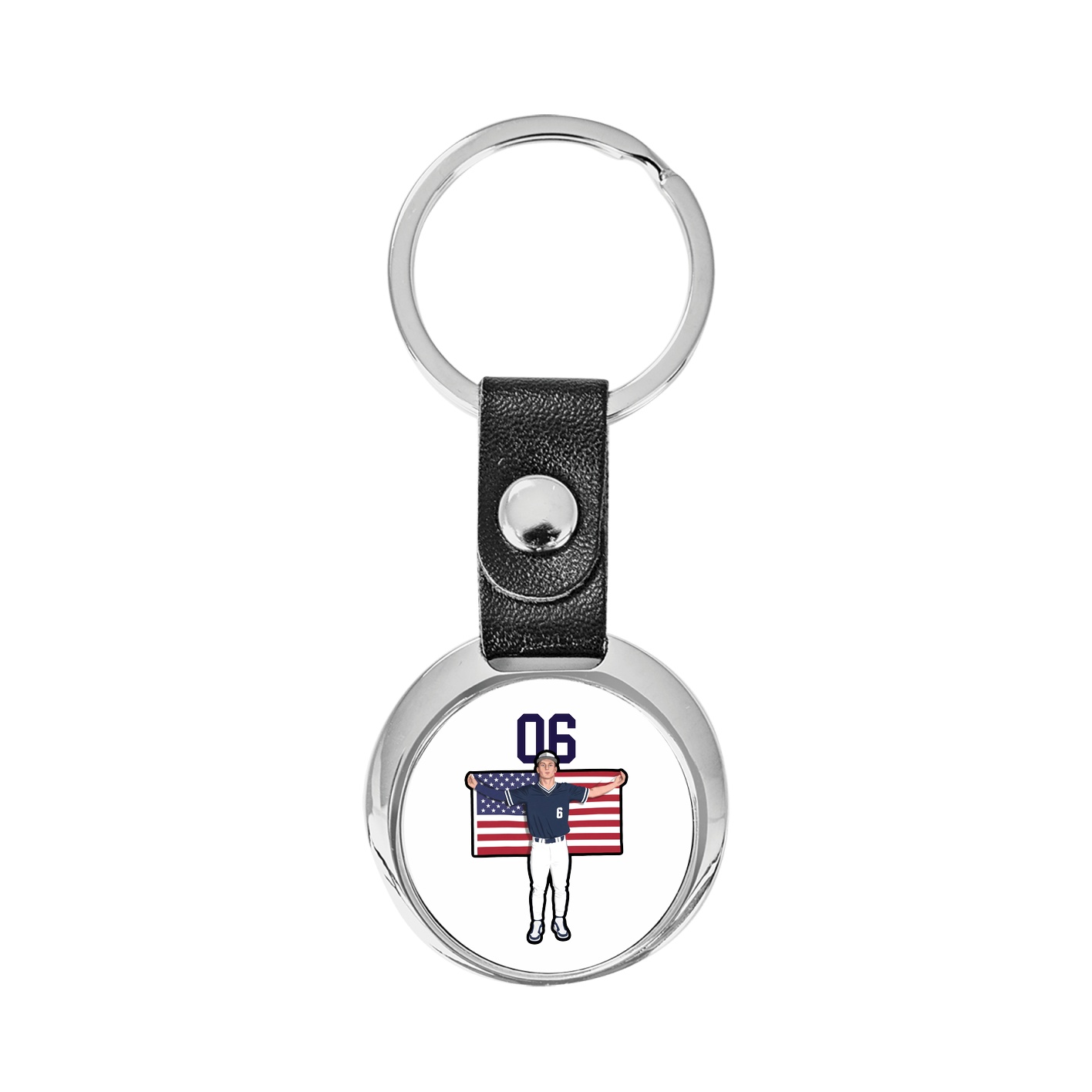 Key Chain — Number Top in Classic