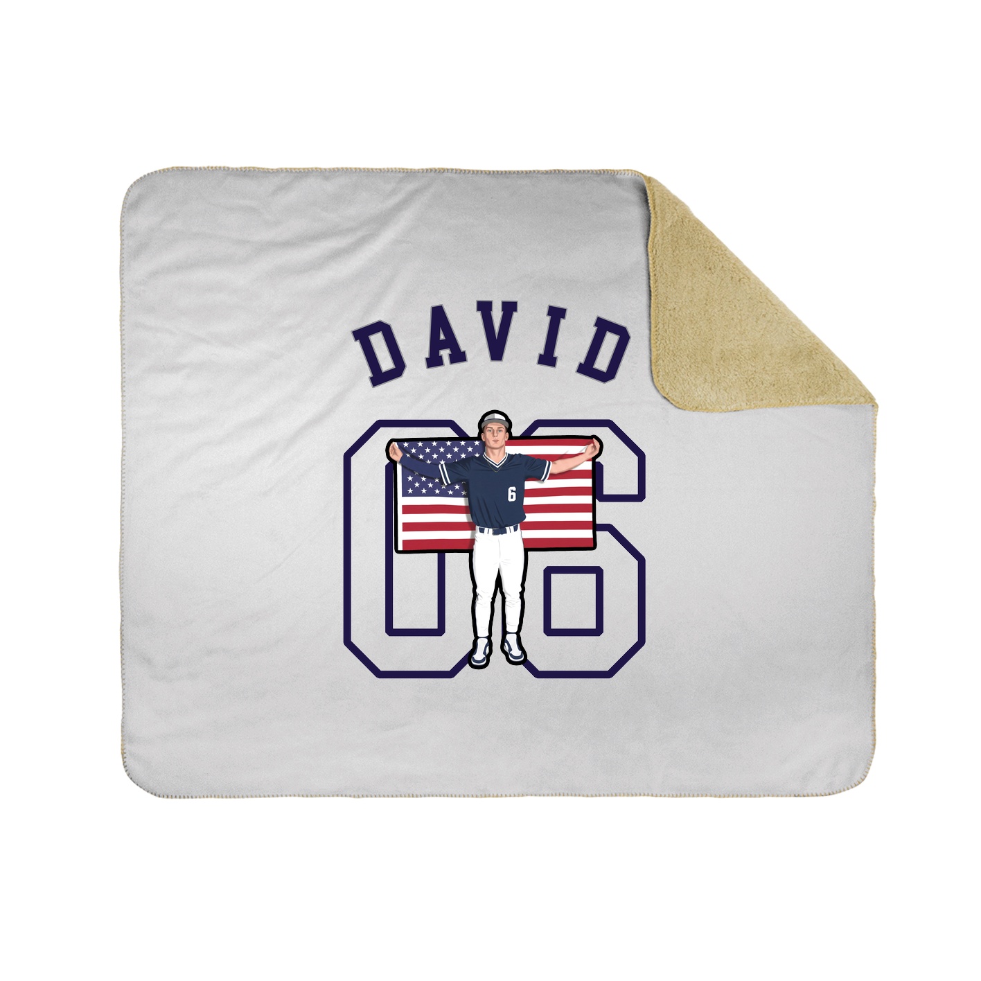 Throw Blanket — Shirsey Arch in White