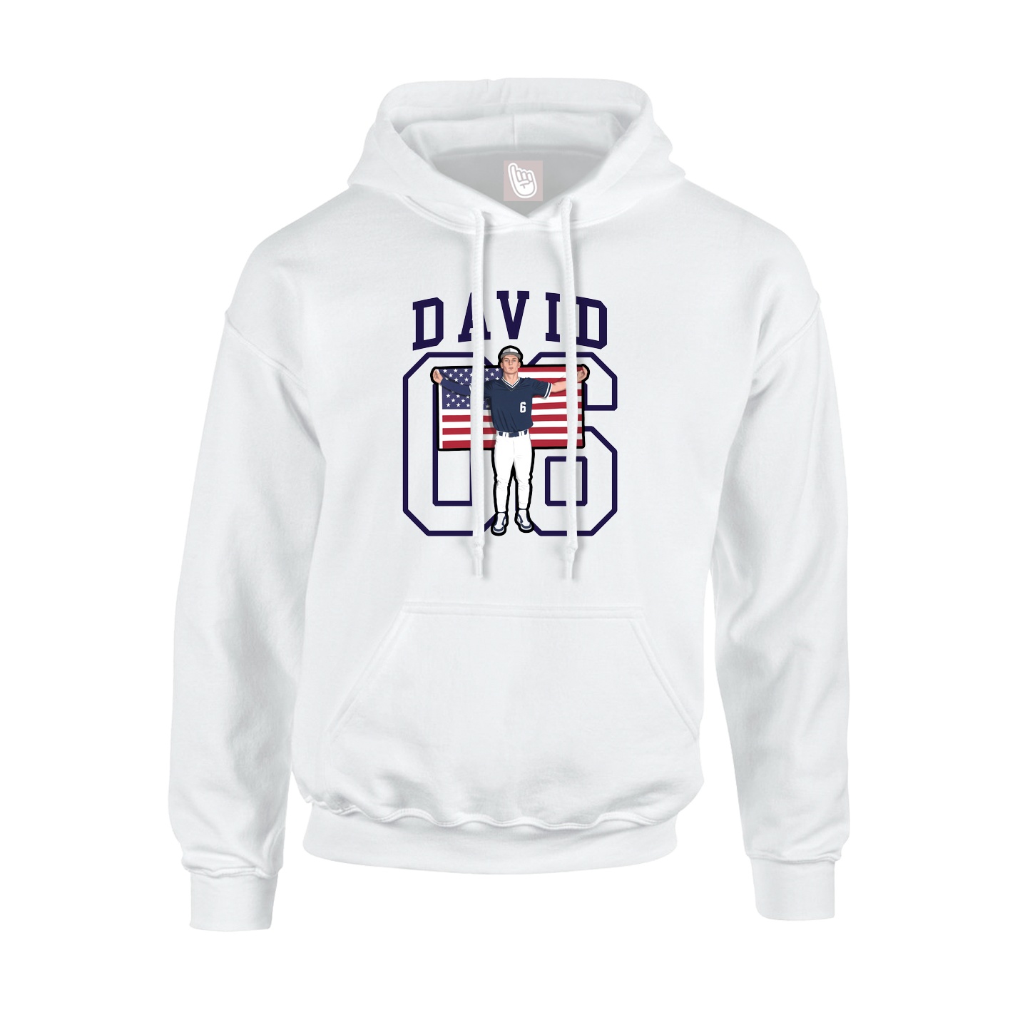Youth Hoodie — Shirsey in White