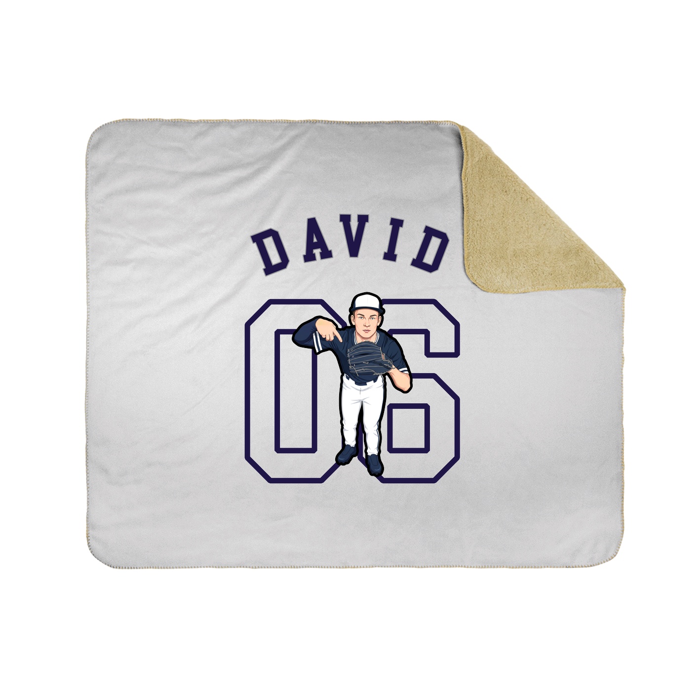 Throw Blanket — Shirsey Arch in White