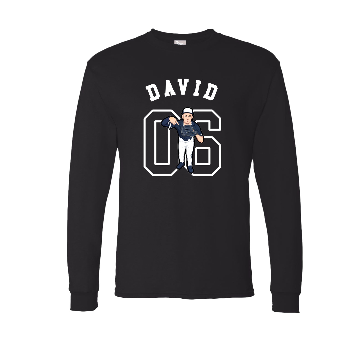 Long Sleeve Tee — Shirsey Arch in Black